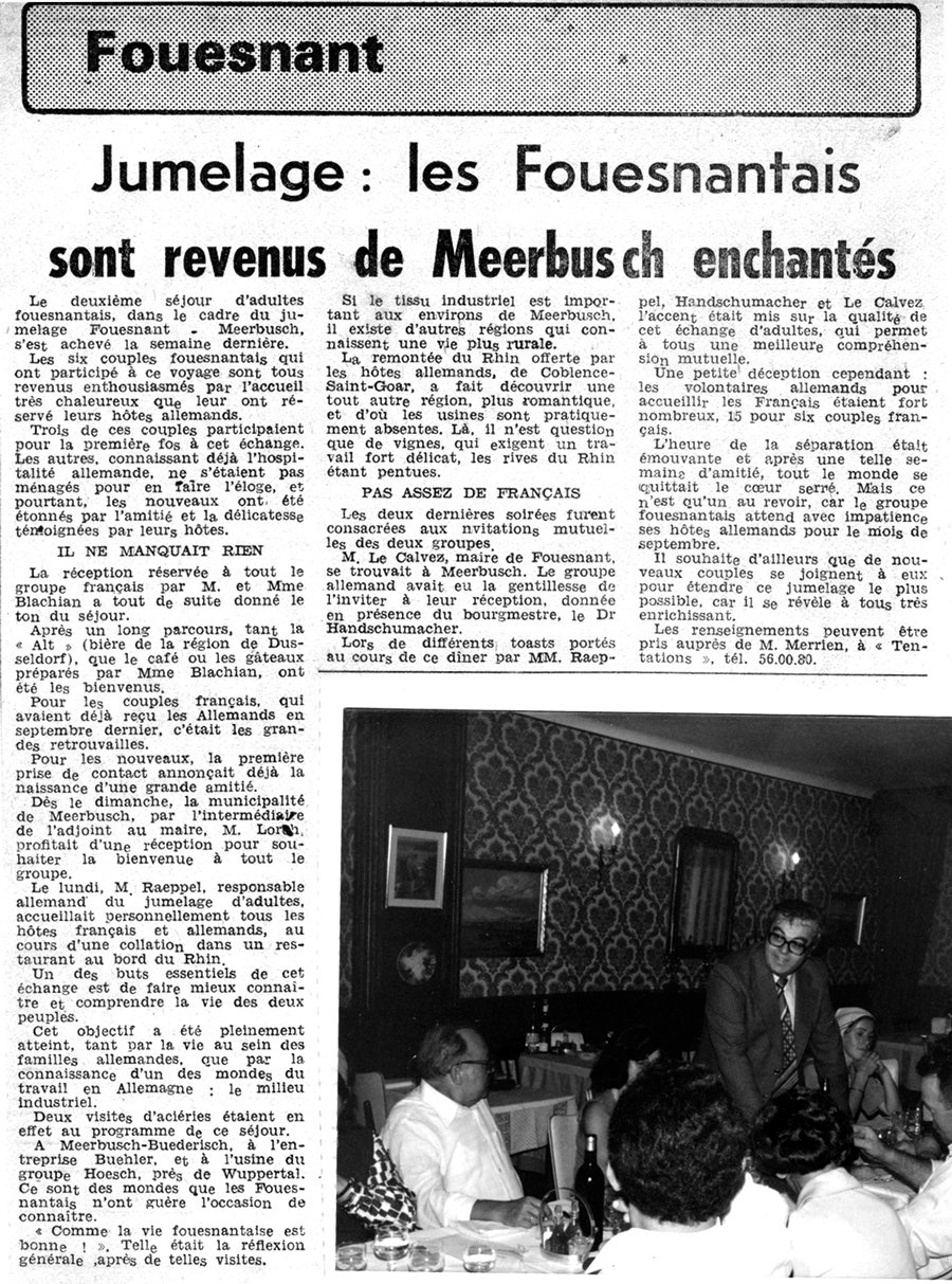 Le Télégramme, septembre 1976