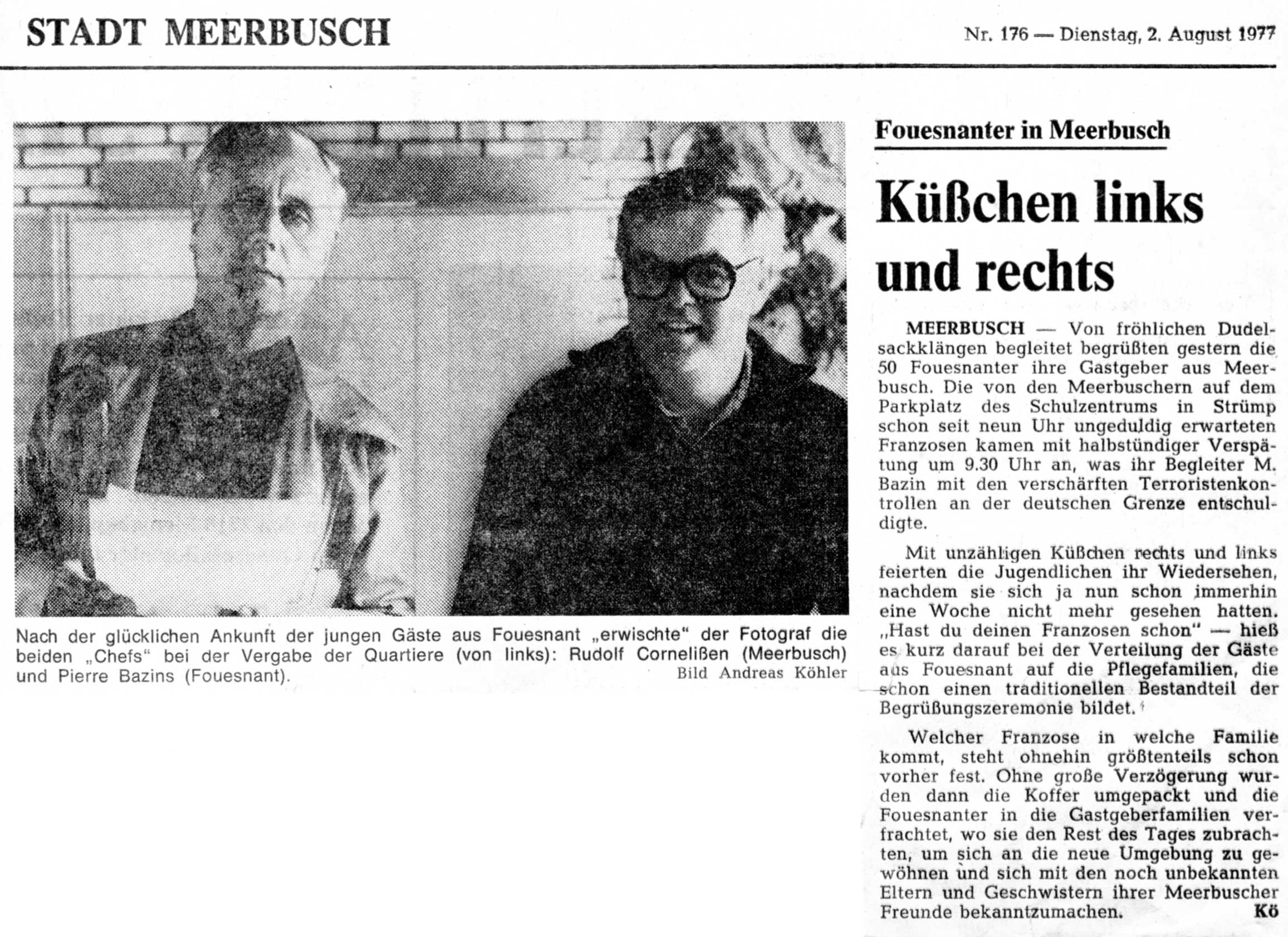Rheinische Post, 2 août 1978