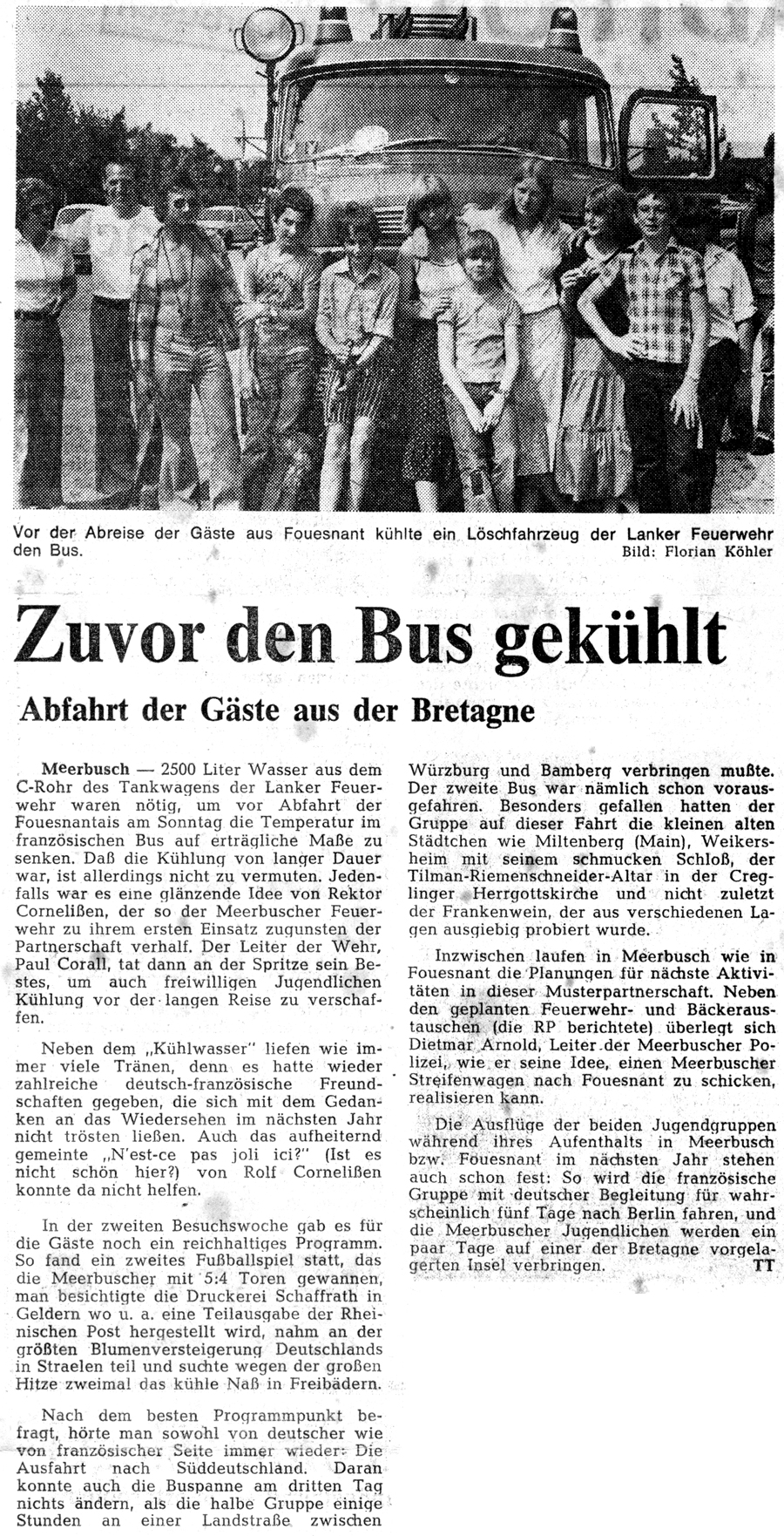 Rheinische Post, août 1978