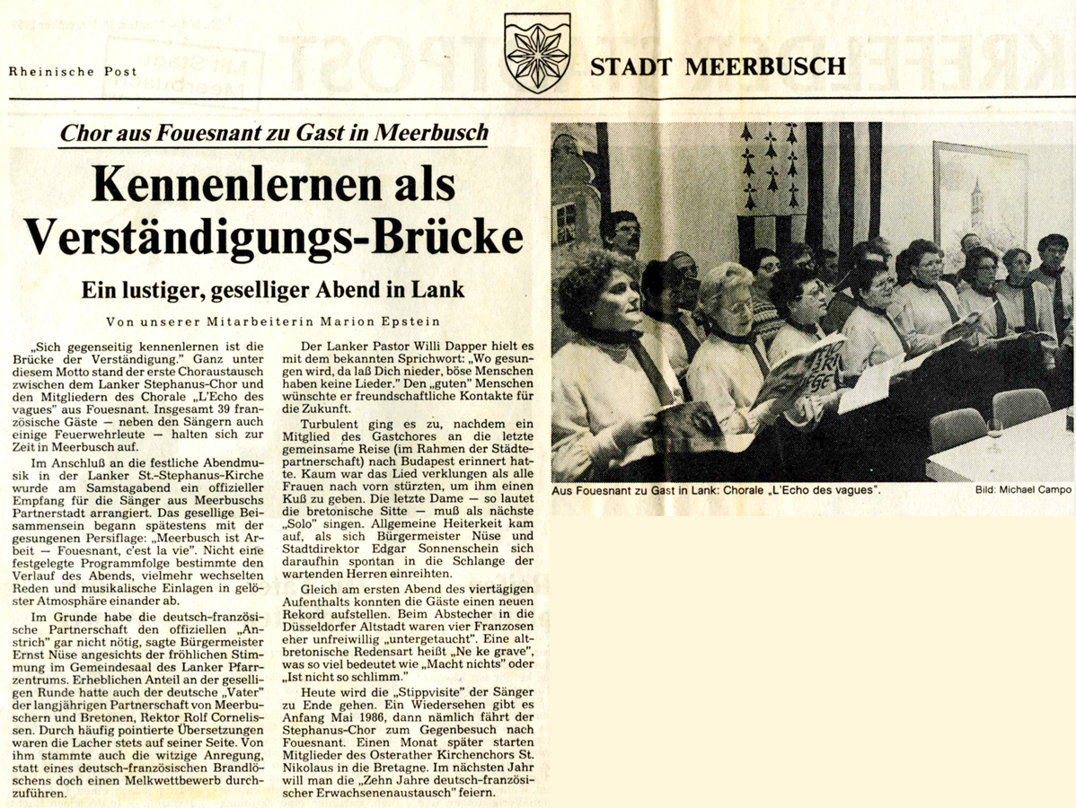 Rheinische Post, 30 décembre 1985