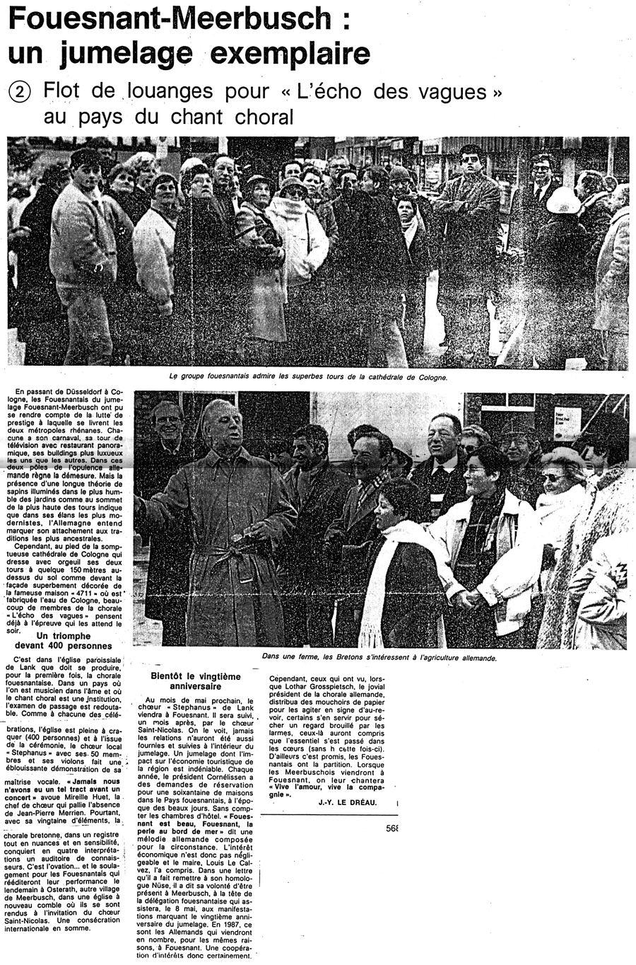 Ouest France, décembre 1985