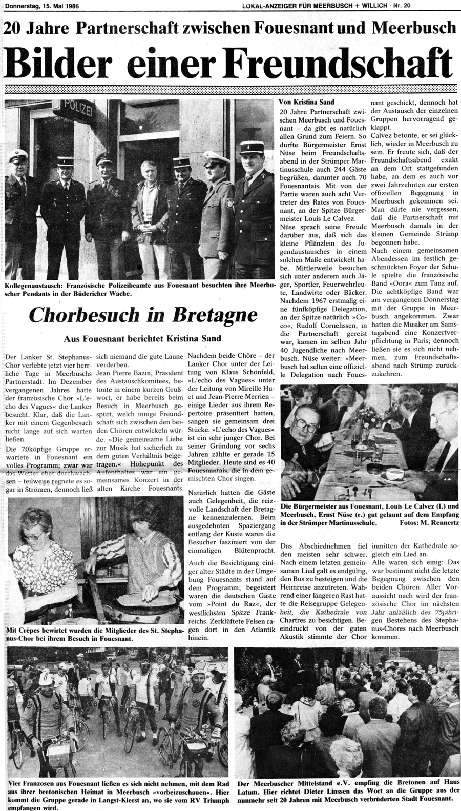 Lokal Anzeiger, 15 mai 1986