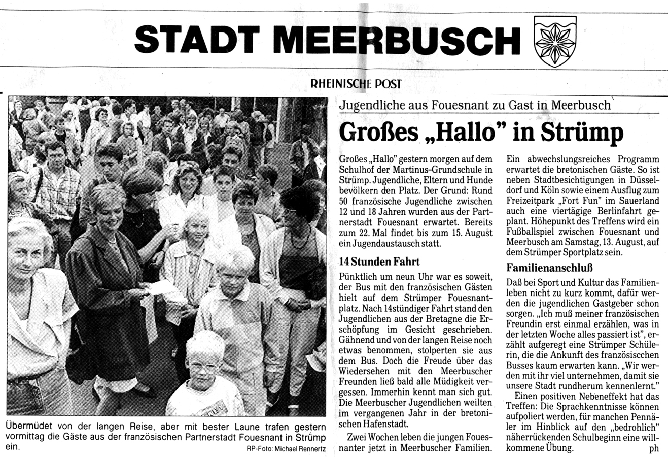 Rheinische Post, 3 août 1989