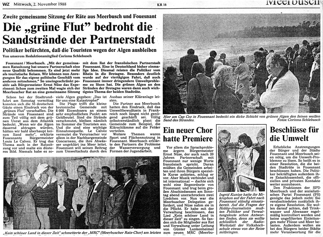 Westdeutsche Zeitung, 2 novembre 1988
