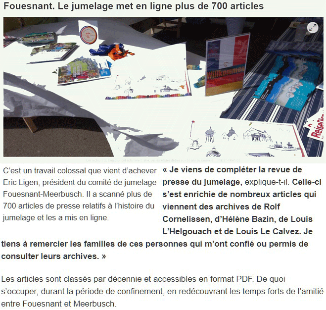 Ouest France, 31 mars 2020