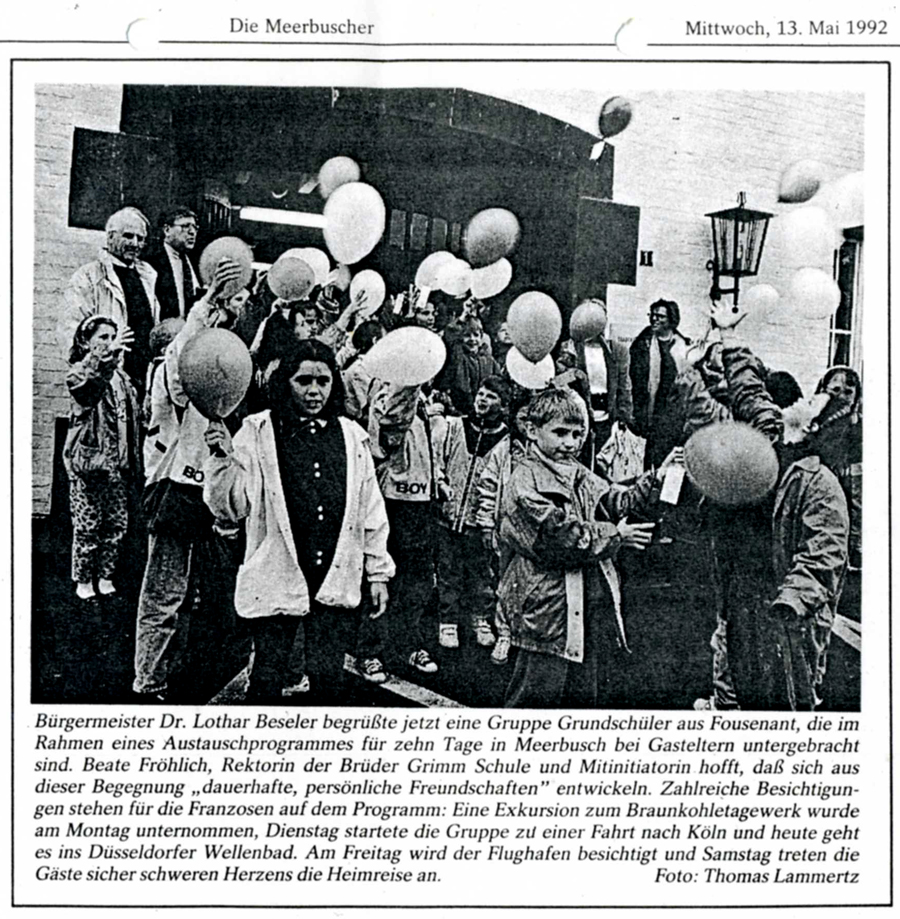 Die Meerbuscher, 13 mai 1992