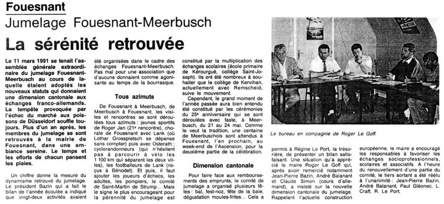 Ouest France, juin 1992