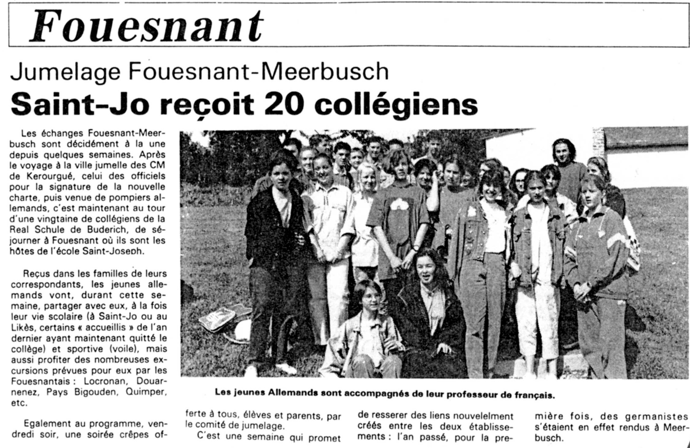 Ouest France, juin 1992