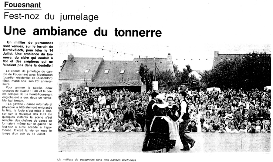 Le Télégramme, 15 juillet 1992