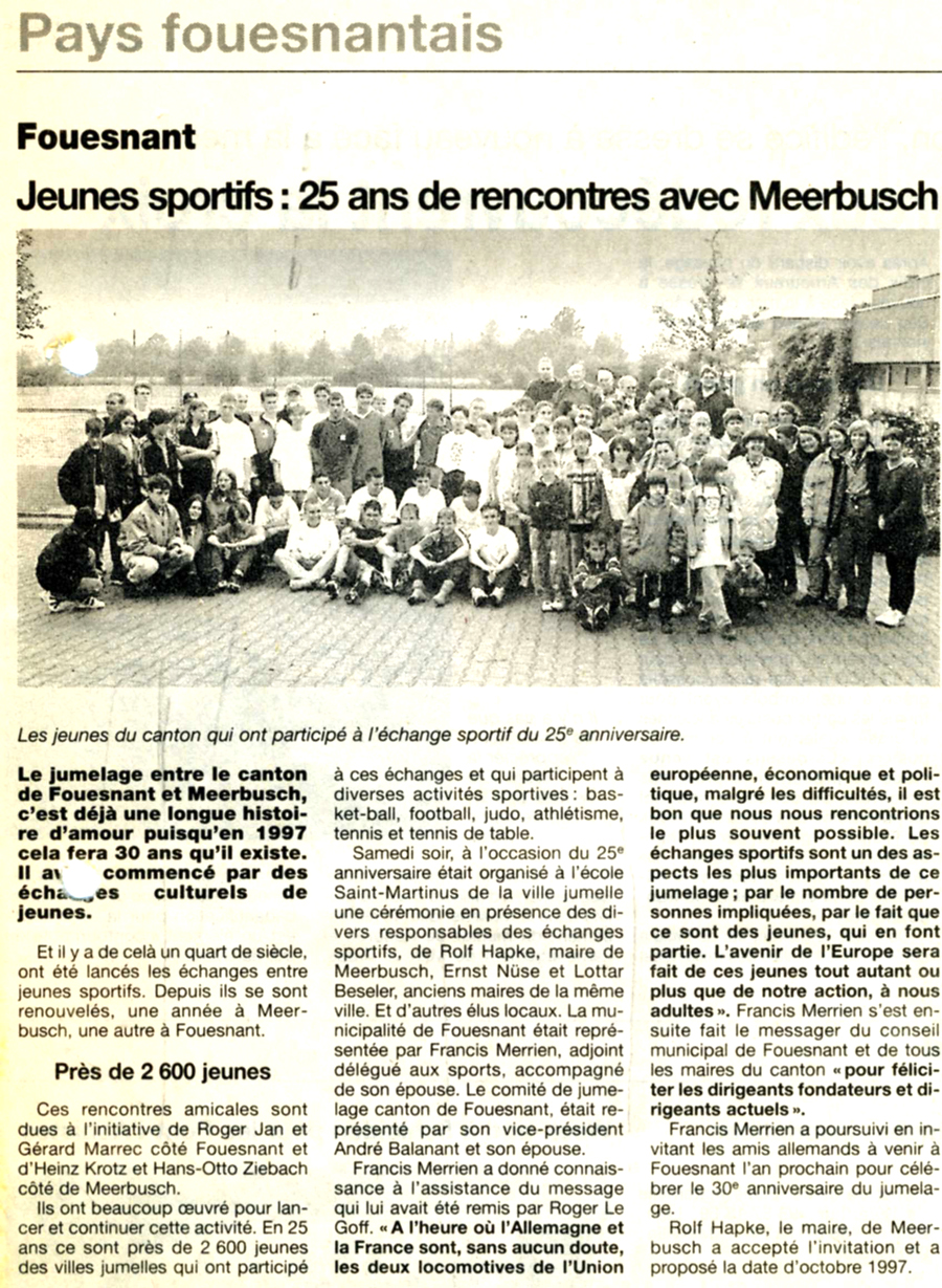 Ouest France, mai 1996