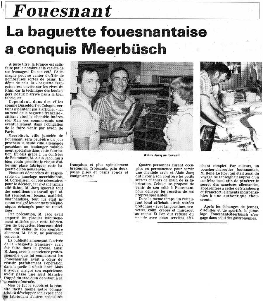 Le Télégramme, mai 1983