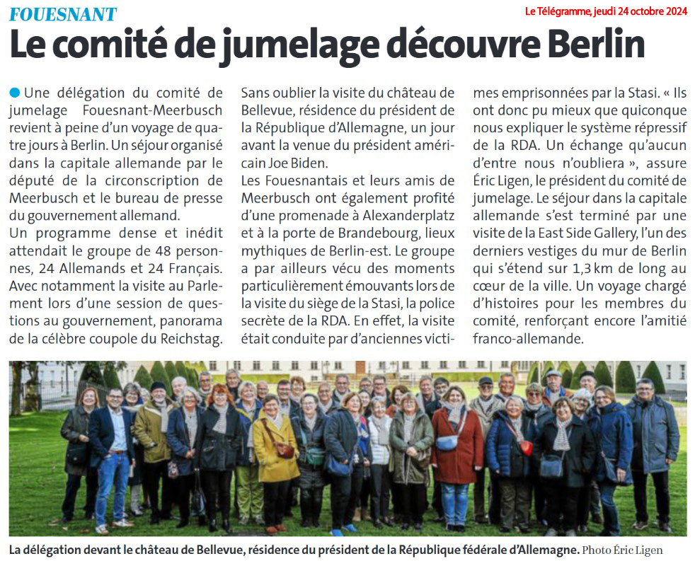 Le Télégramme, 24 octobre 2025