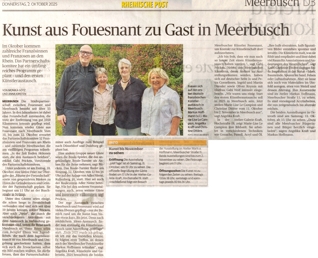 Rheinische Post, 2 octobre 2025