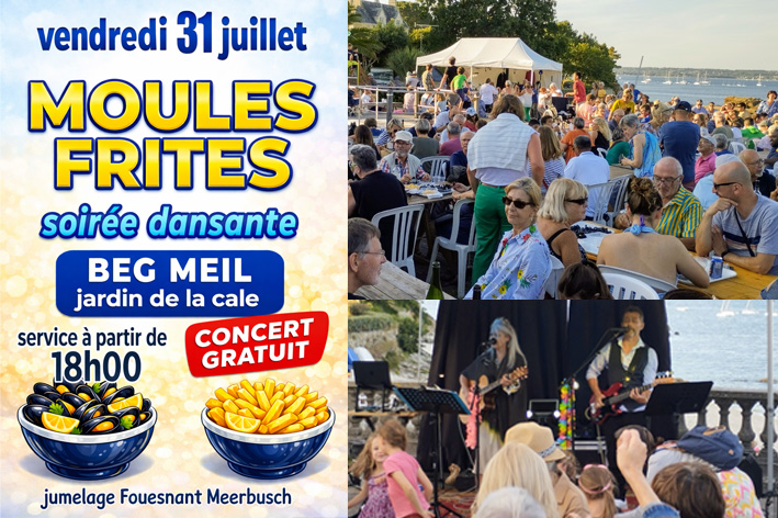 Soirée moules frites : le rendez-vous de l&rsquo;été du jumelage
